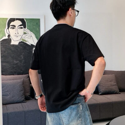 復刻Loewe羅意威工藝字母圖案裝潢LogoT恤