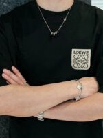 高仿精品Loewe羅意威進口面料短袖T恤