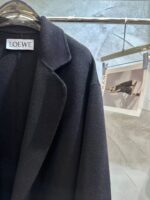 原單Loewe羅意威新款雙面羊絨長款大衣10%羊絨90%羊毛