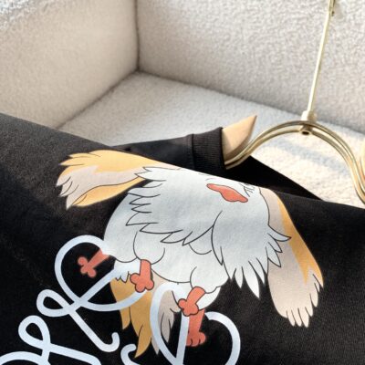 原單Loewe羅意威新款进口数码印花短袖T恤