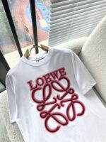 一比一 Loewe羅意威春夏白色情侣款短袖T恤