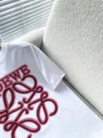一比一 Loewe羅意威春夏白色情侣款短袖T恤