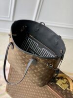 頂級LV路易威登M12061黑色Neverfull Inside Out 中号手袋