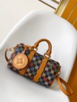 原單LV路易威登新款M00148Keepall 25手袋枕頭包