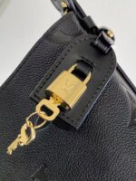 高仿網站LV路易威登黑色All InBB手袋水桶包