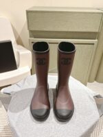 原單香奈兒CHANEL新款無縫版本雨靴女款