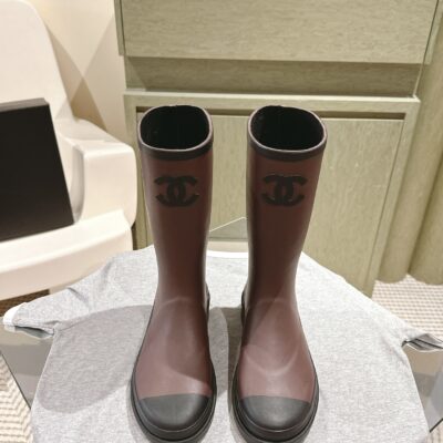 原單香奈兒CHANEL新款無縫版本雨靴女款