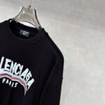 高仿Balenciaga巴黎世家新款黑色衛衣男女同款