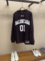 原單Balenciaga巴黎世家BASKETBALL SERIES黑色長袖T恤
