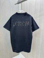 原單Balenciaga巴黎世家新款黑色刀割破壞背後字母圓領T