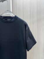 原單Balenciaga巴黎世家新款黑色刀割破壞背後字母圓領T