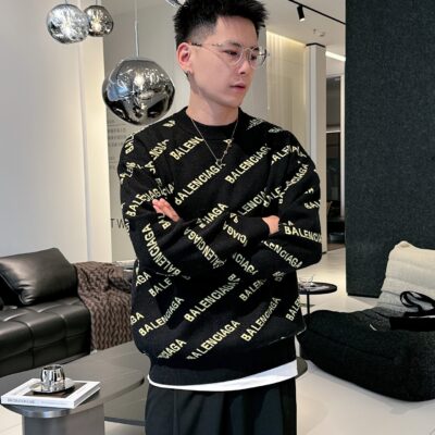 原單Balenciaga巴黎世家新款純羊毛針織毛衣