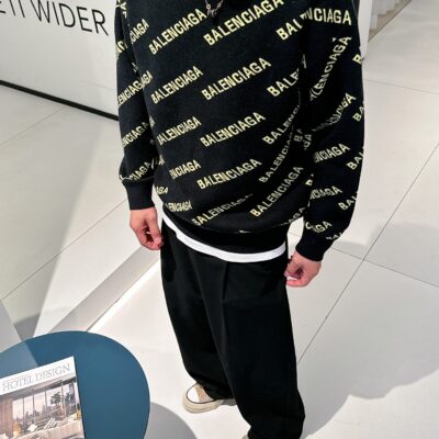原單Balenciaga巴黎世家新款純羊毛針織毛衣