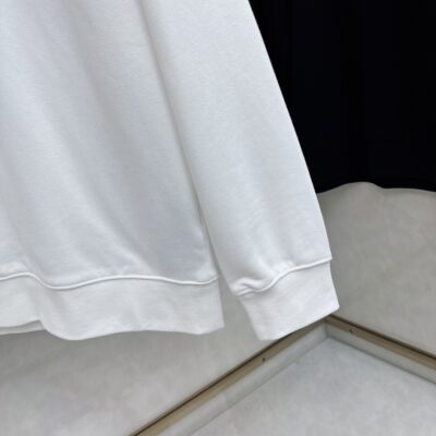 原單Balenciaga巴黎世家新款胸前精緻刺繡字母logo兩色衛衣