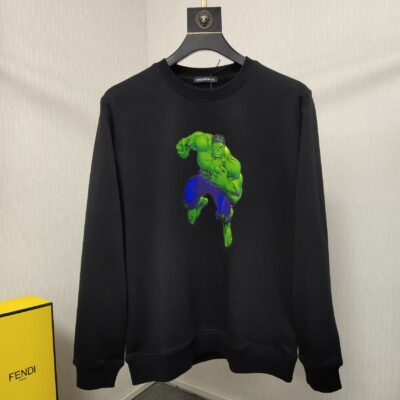 原單Balenciaga巴黎世家新款印刷綠巨人衛衣