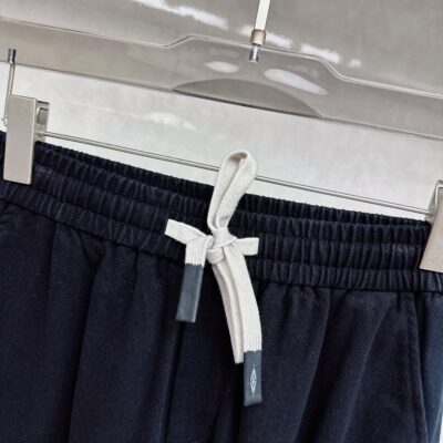 高仿Balenciaga巴黎世家新款男士黑色工裝褲