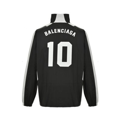 高仿Balenciaga巴黎世家新款10號拼接足球作訓衝鋒衣夾克