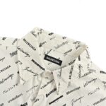 高仿Balenciaga巴黎世家新款滿幅英文字母長袖襯衫