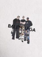 原單Balenciaga巴黎世家新款字母印花白色衛衣