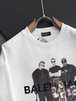原單Balenciaga巴黎世家新款字母印花白色衛衣