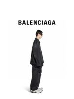 高仿Balenciaga巴黎世家新款後背雙B印花牛仔外套