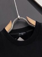 頂級Balenciaga巴黎世家新款字母印花黑色衛衣