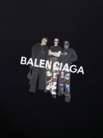 頂級Balenciaga巴黎世家新款字母印花黑色衛衣
