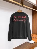 頂級Balenciaga巴黎世家爆款情侶款黑色衛衣