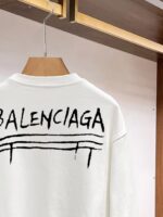 頂級Balenciaga巴黎世家爆款情侶款白色衛衣
