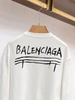 頂級Balenciaga巴黎世家爆款情侶款白色衛衣