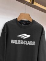 頂級Balenciaga巴黎世家爆款印刷字母黑色衛衣