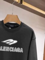 頂級Balenciaga巴黎世家爆款印刷字母黑色衛衣