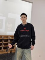 一比一Balenciaga巴黎世家爆款官網同步黑色衛衣