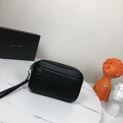 高仿奢飾品BV寶緹嘉新款牛皮編織手領包6685