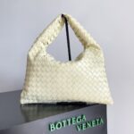 高仿精品BV寶緹嘉新款淡黃色HOP小號手袋肩包763966