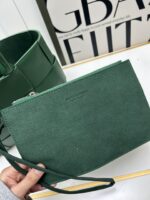 高仿網站BV寶緹嘉新款墨綠色Arco tote單肩包