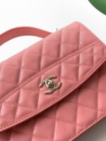 原單chanel香奈兒新款金扣手提雙肩包