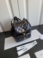 chanel香奈兒原單新款DUMA雙肩包小牛皮背包