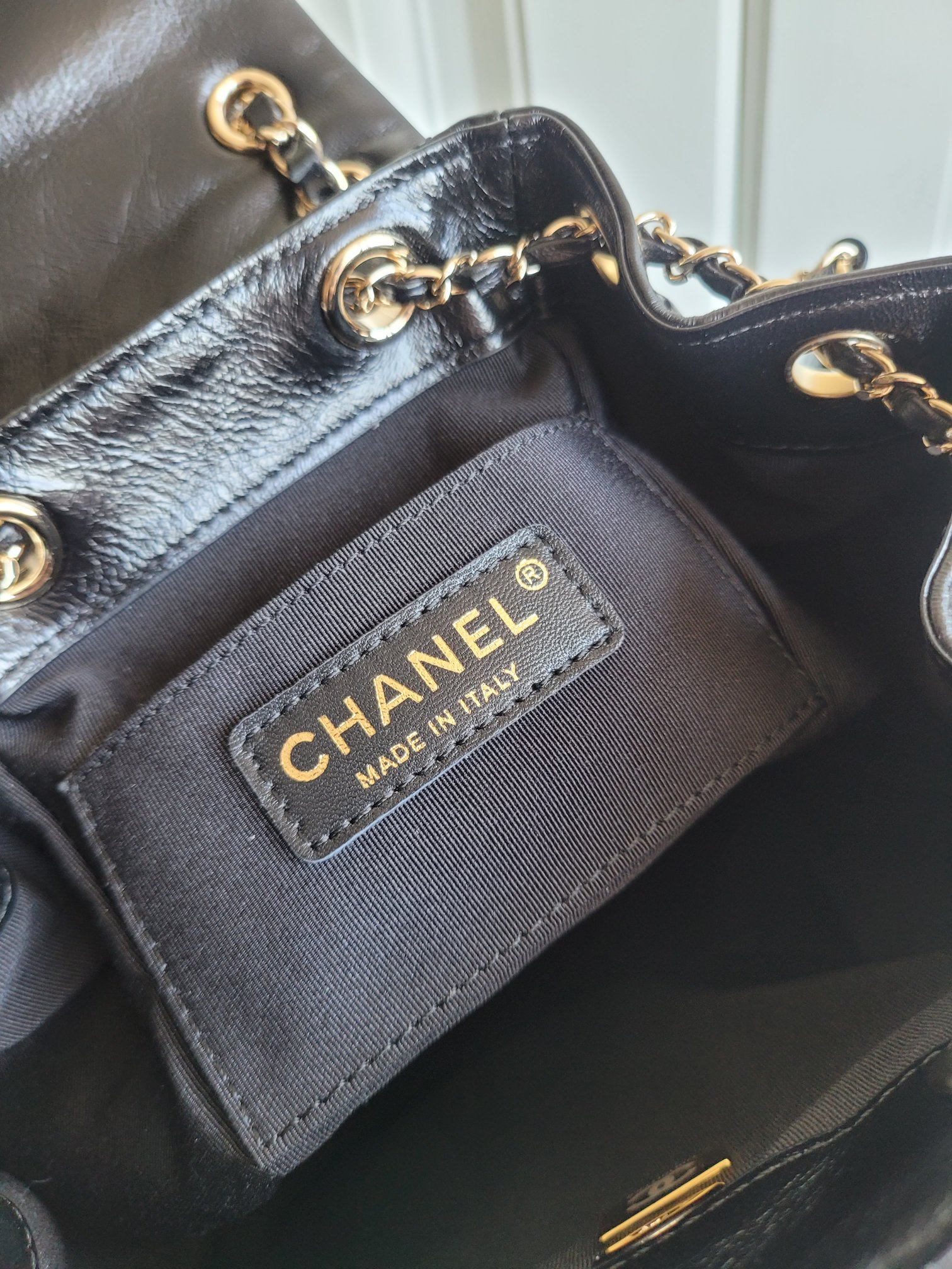 chanel香奈兒原單新款DUMA雙肩包小牛皮背包