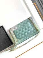 頂級chanel香奈兒CF25霧面紮染口蓋包A01112