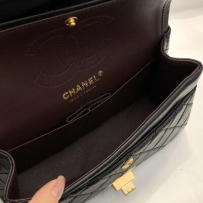 復刻chanel香奈兒新款Reissue金扣菱格鏈條包A01116