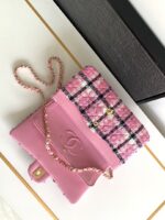 高仿chanel香奈兒CF Classic Flap Bag 羊毛斜挎包A01112