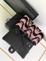 復刻chanel香奈兒CF亮片拼接波浪單肩包A01112