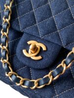 原單Chanel香奈兒新款CF牛仔斜挎包