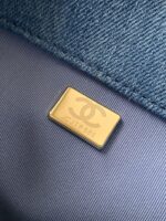 頂級高仿香奈兒chanel 牛仔布duma水桶雙肩包99431