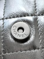 高仿精品chanel香奈兒 新款銀色duma水桶雙肩包99431