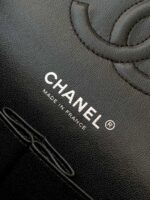 高仿精品chanel香奈兒新款CF毛呢帆布斜挎包AS1112