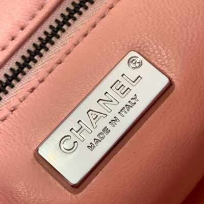 高仿網站chanel香奈兒新款粉色珠光片小挎包AS4561
