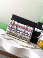 高仿精品chanel香奈兒新款珠光片單肩包AS4561