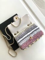 高仿精品chanel香奈兒新款珠光片單肩包AS4561